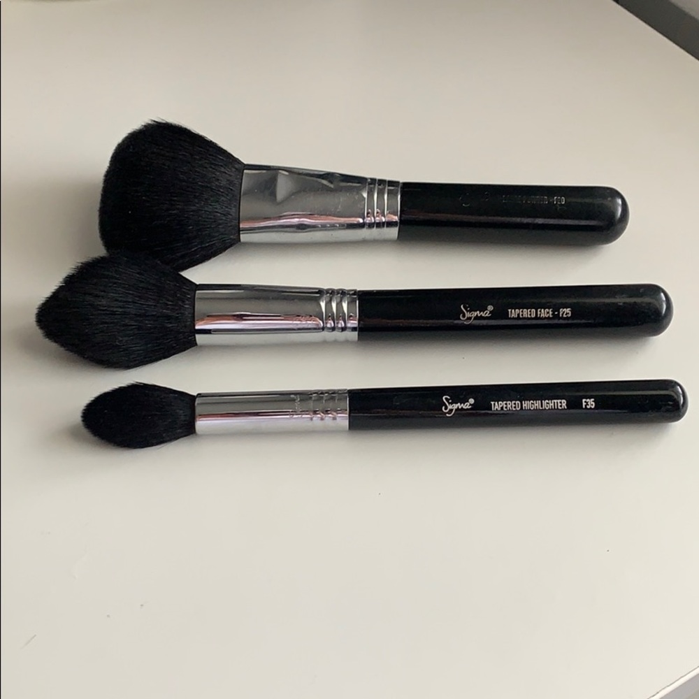 Sigma Makeup Brushes F20, F25, F35